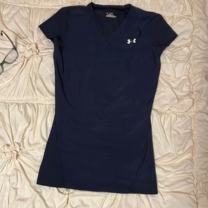 Navy Under Armour Top